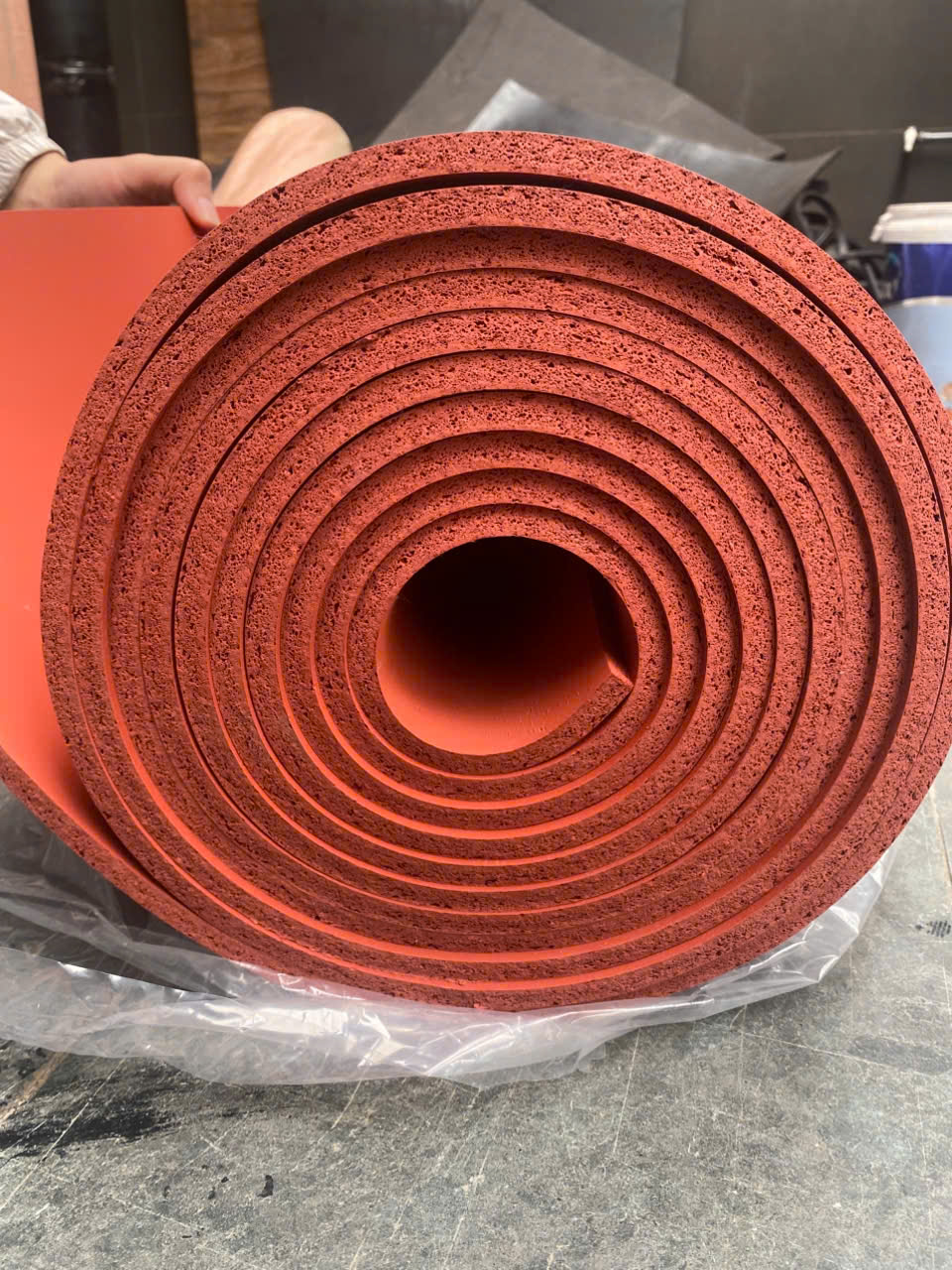 Tấm silicone Xốp Đỏ 3mm, 5mm, 8mm, 10mm