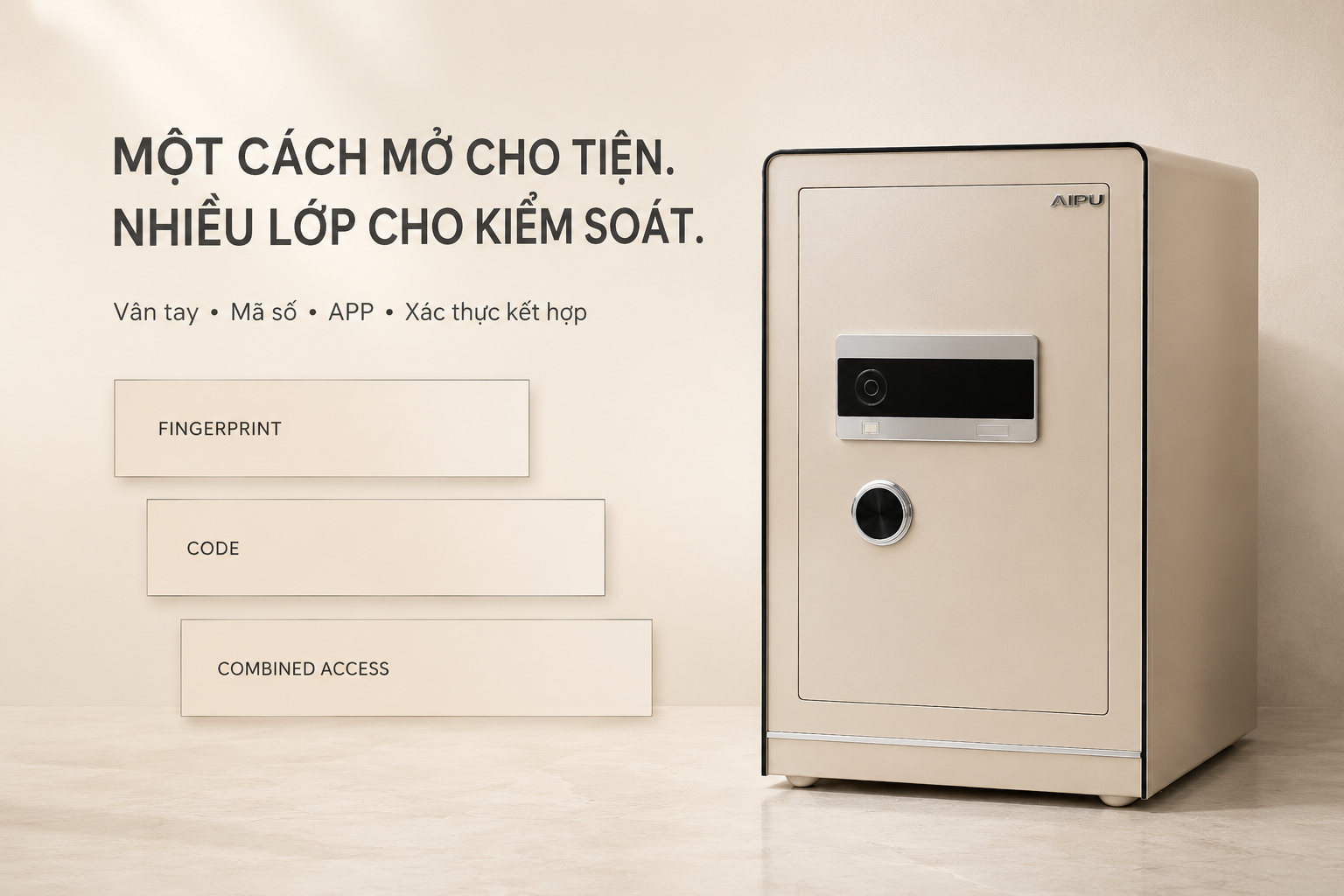 Vân tay mã số APP AIPU LZII-68G