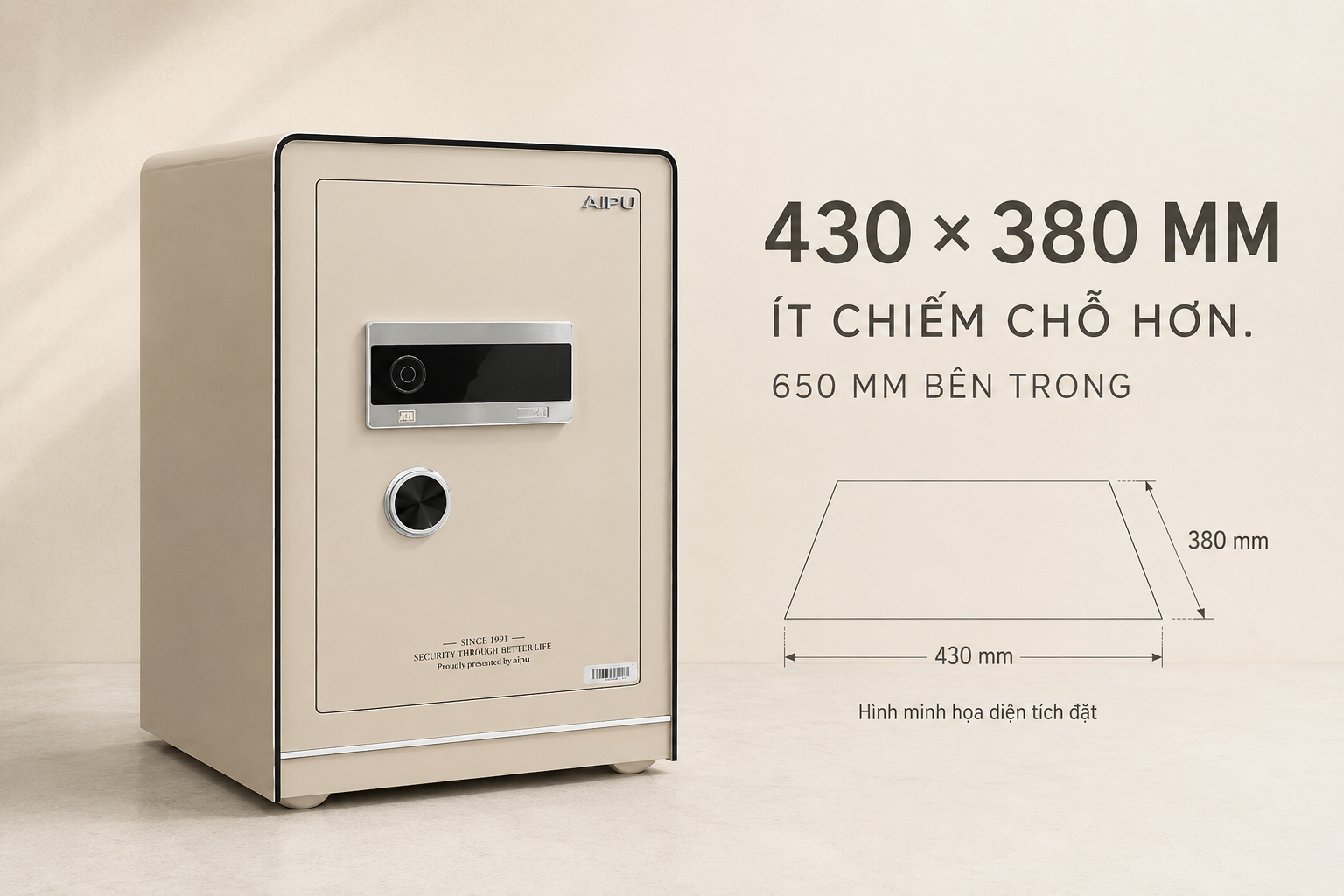 Kích thước AIPU LZII-68G 700 x 430 x 380mm 74.5kg