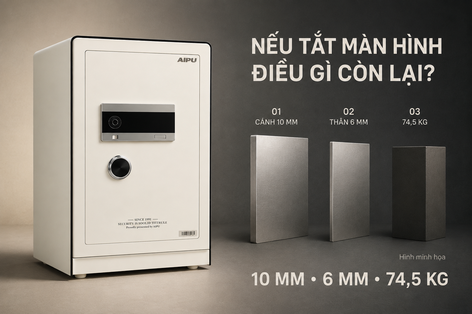 Cánh 10mm thân 6mm AIPU LZII-68W