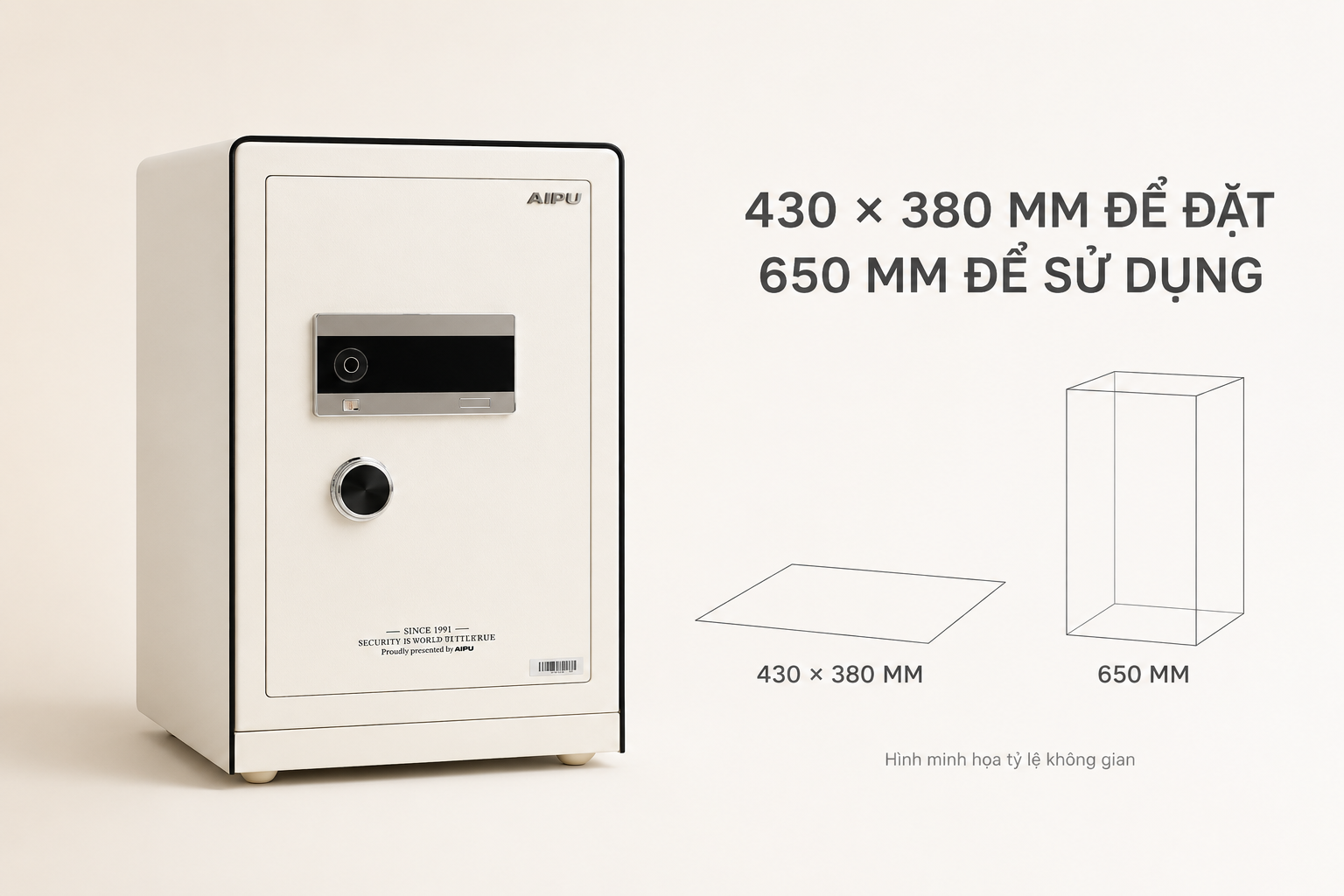 Kích thước AIPU LZII-68W 700 x 430 x 380mm 74.5kg