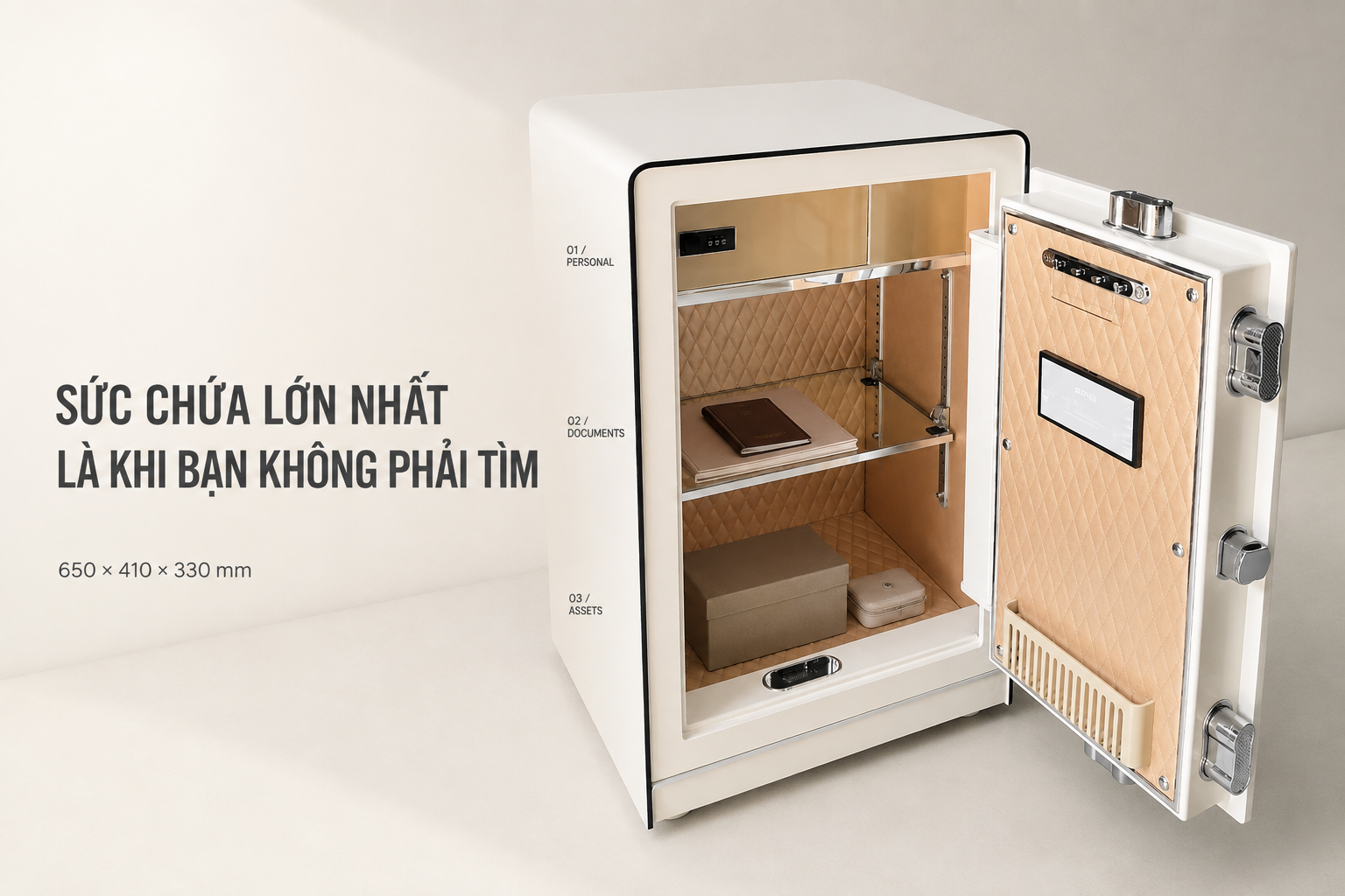 Nội thất két sắt AIPU LZII-68W