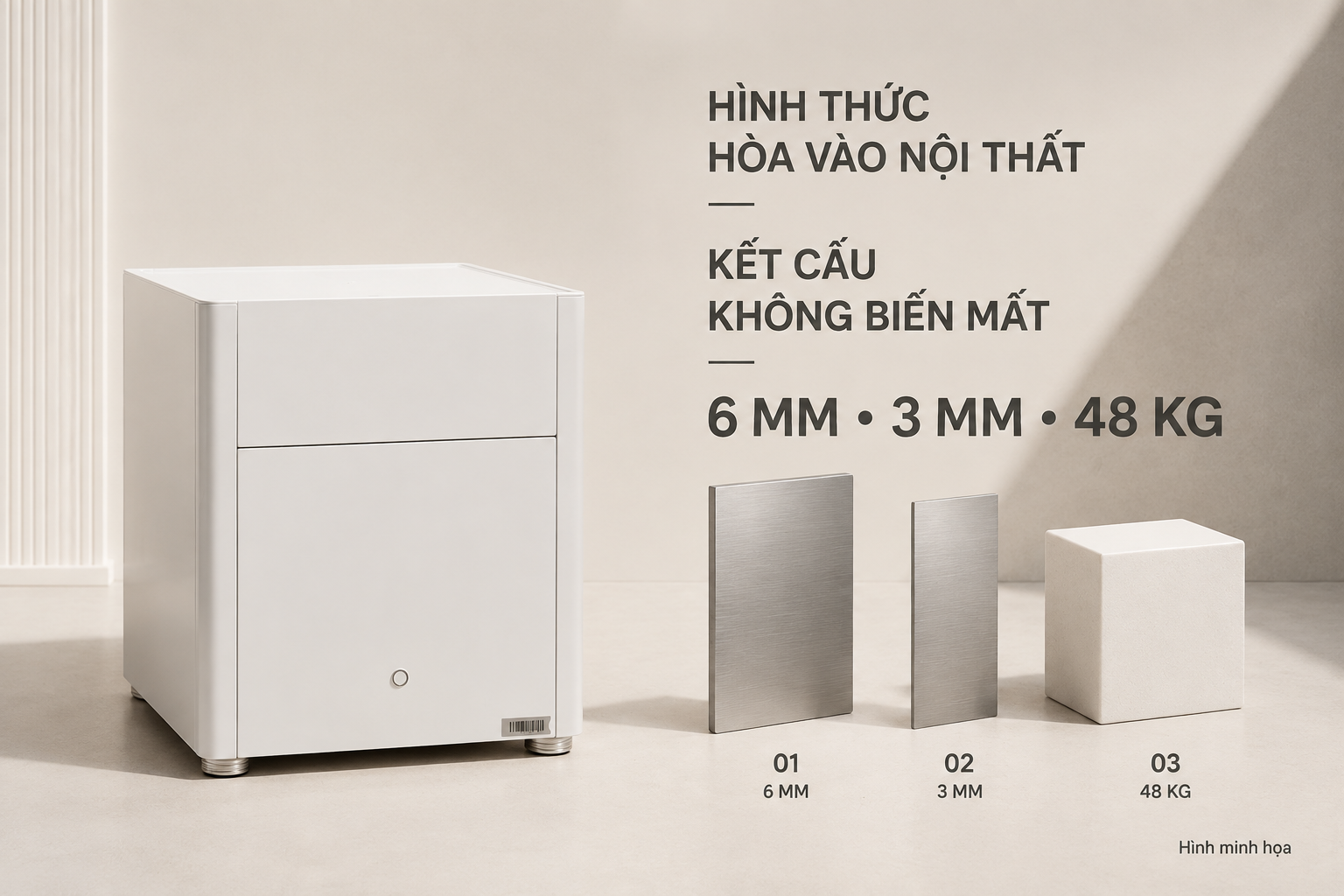 AIPU LYII-55W cánh 6mm thân 3mm trọng lượng 48kg