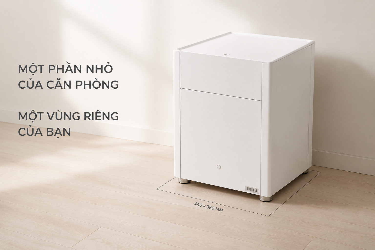 Két sắt đầu giường AIPU LYII-55W trong phòng ngủ