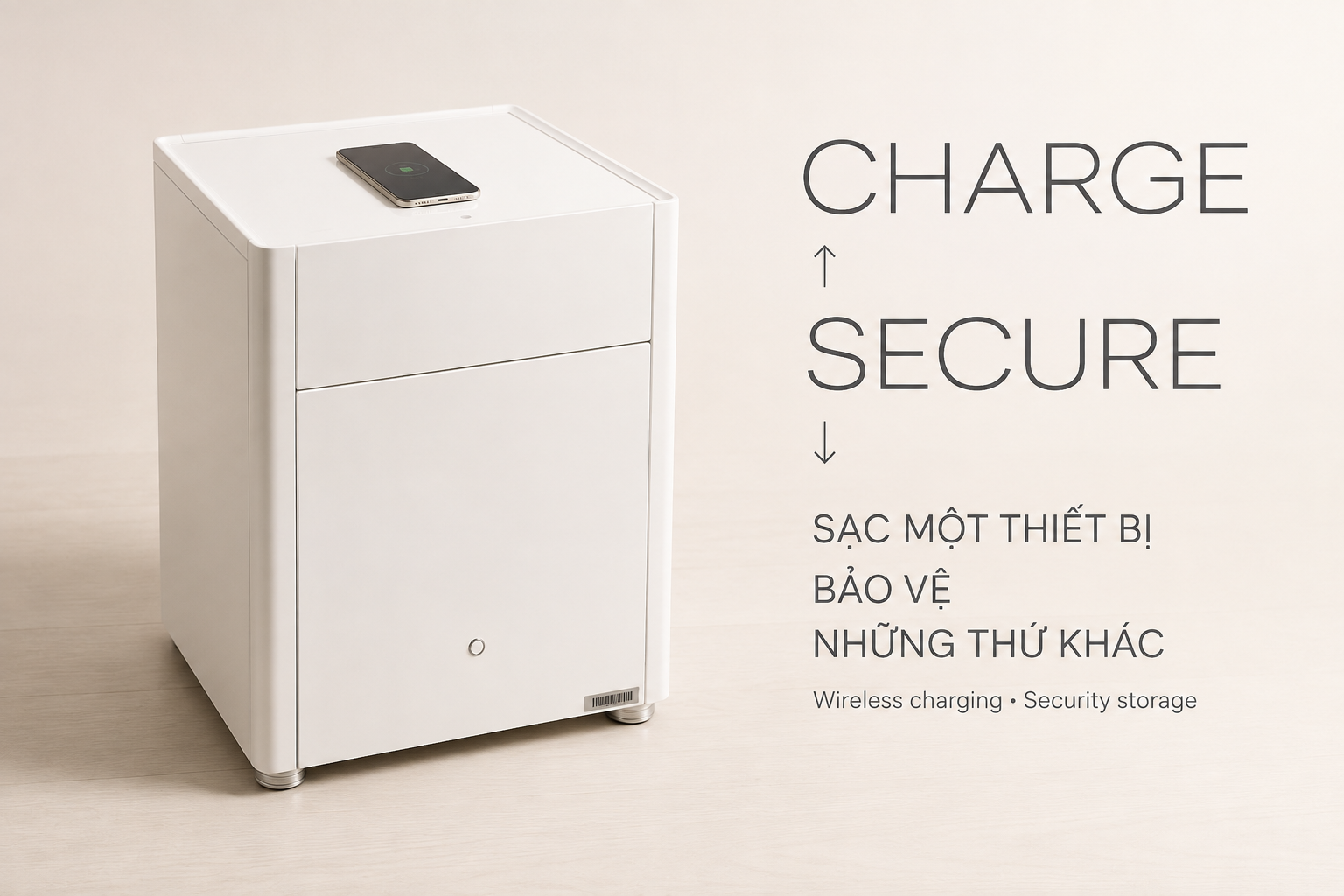 Sạc không dây trên két sắt AIPU LYII-55W