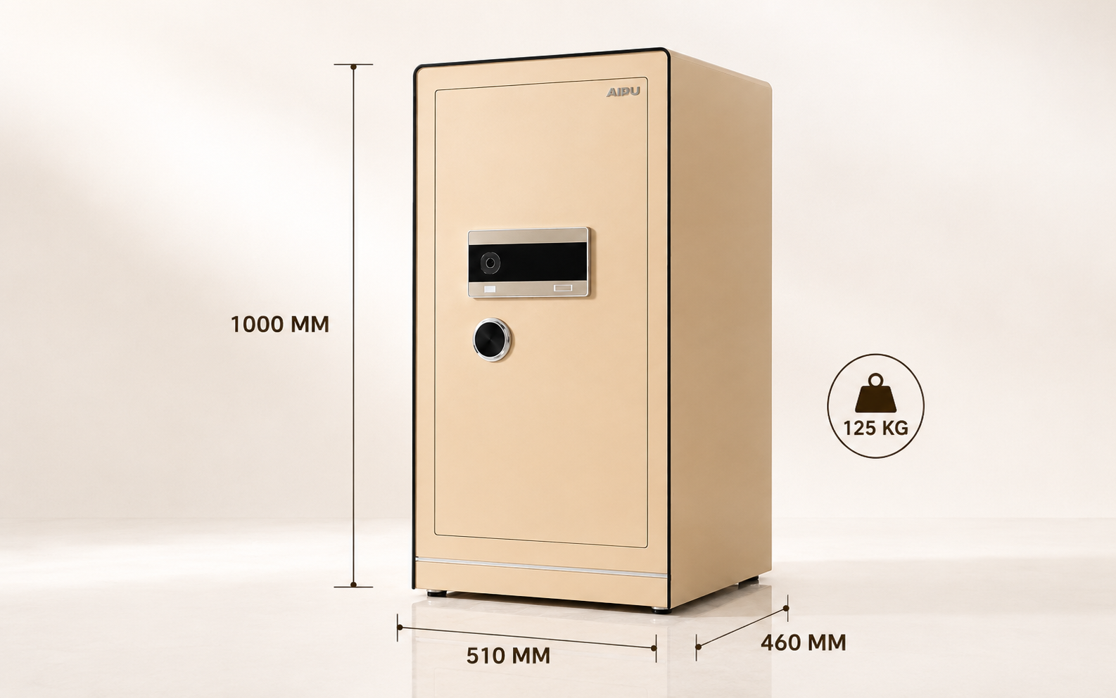Kích thước AIPU LZII-98G 1000 x 510 x 460mm 125kg