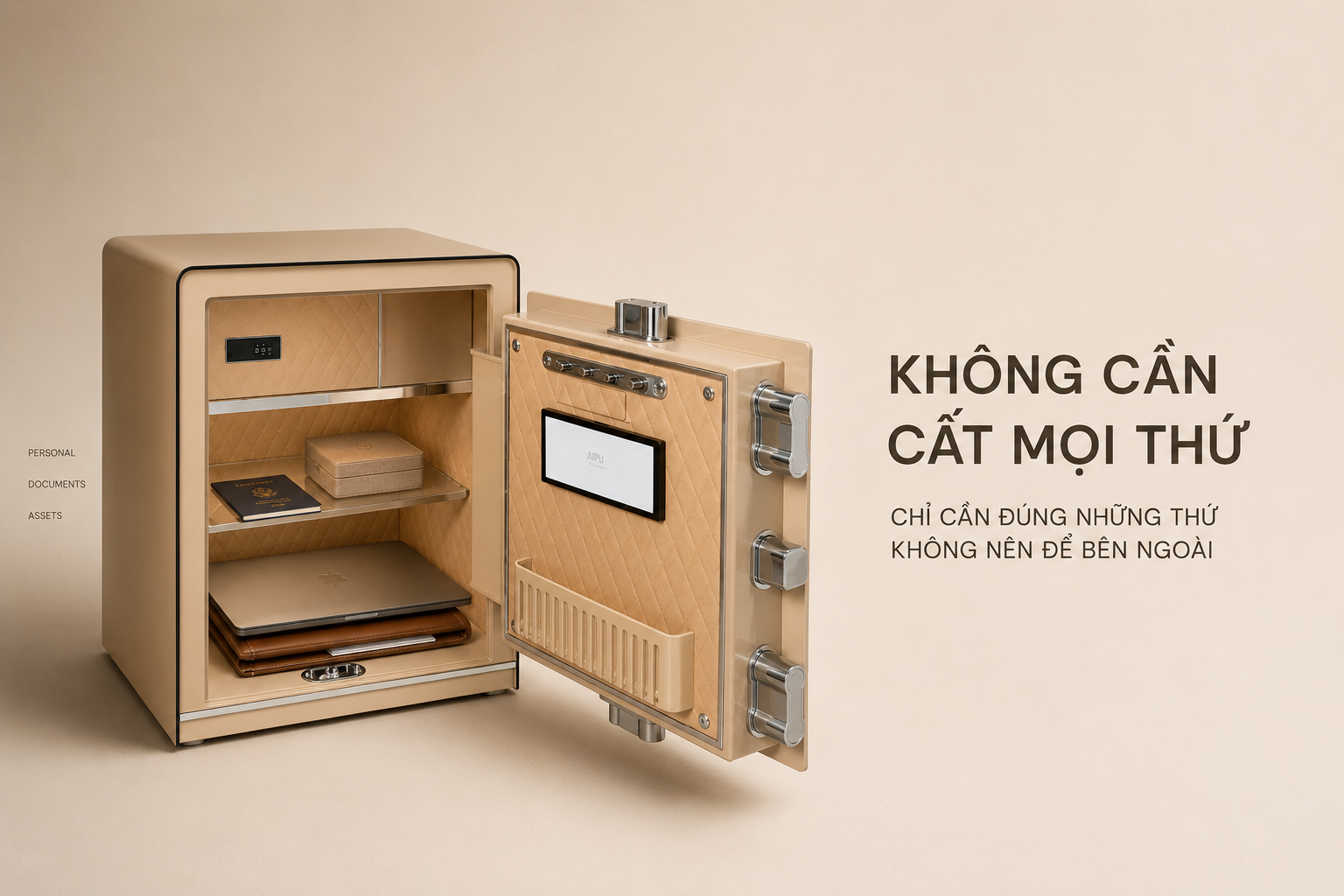 Nội thất két sắt AIPU LZII-45G