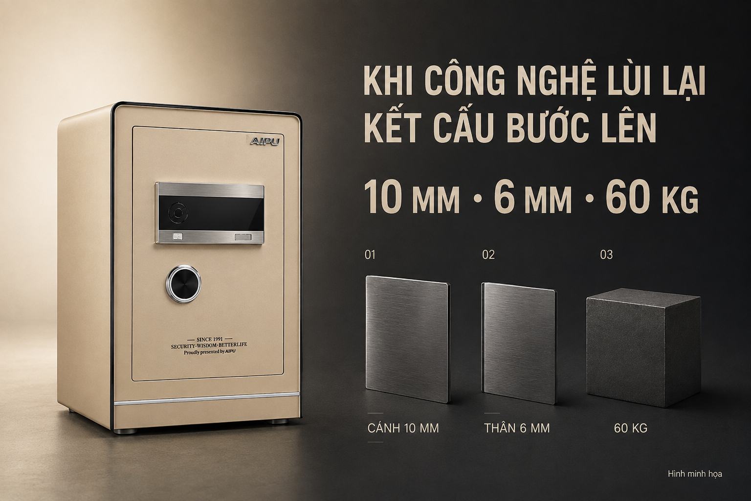 Cánh 10mm thân 6mm AIPU LZII-58G