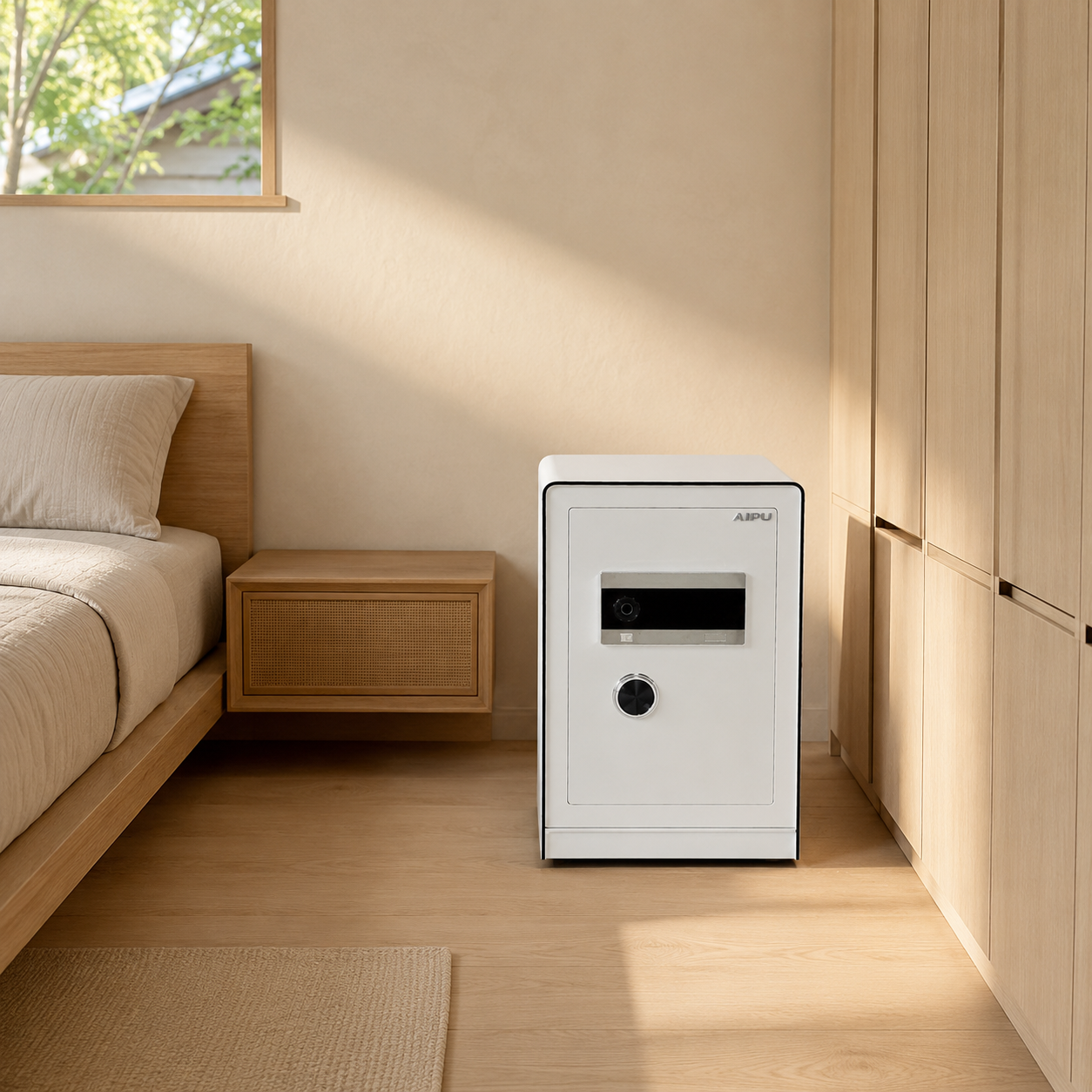 Két sắt thông minh AIPU LZII-58W màu trắng