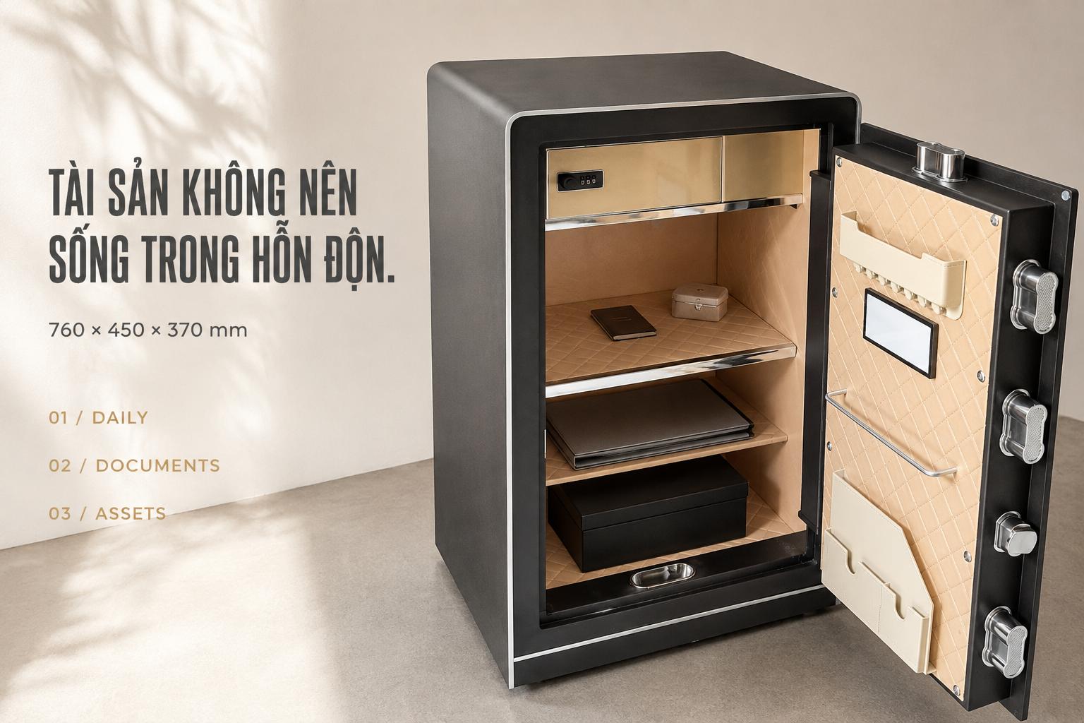 Nội thất két sắt AIPU LZII-78B