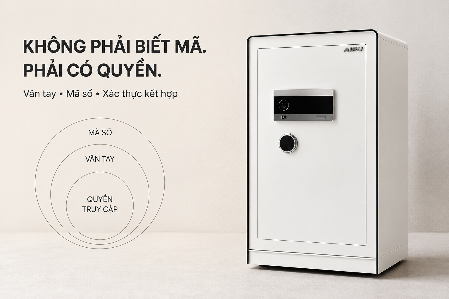 Vân tay mã số APP AIPU LZII-78W