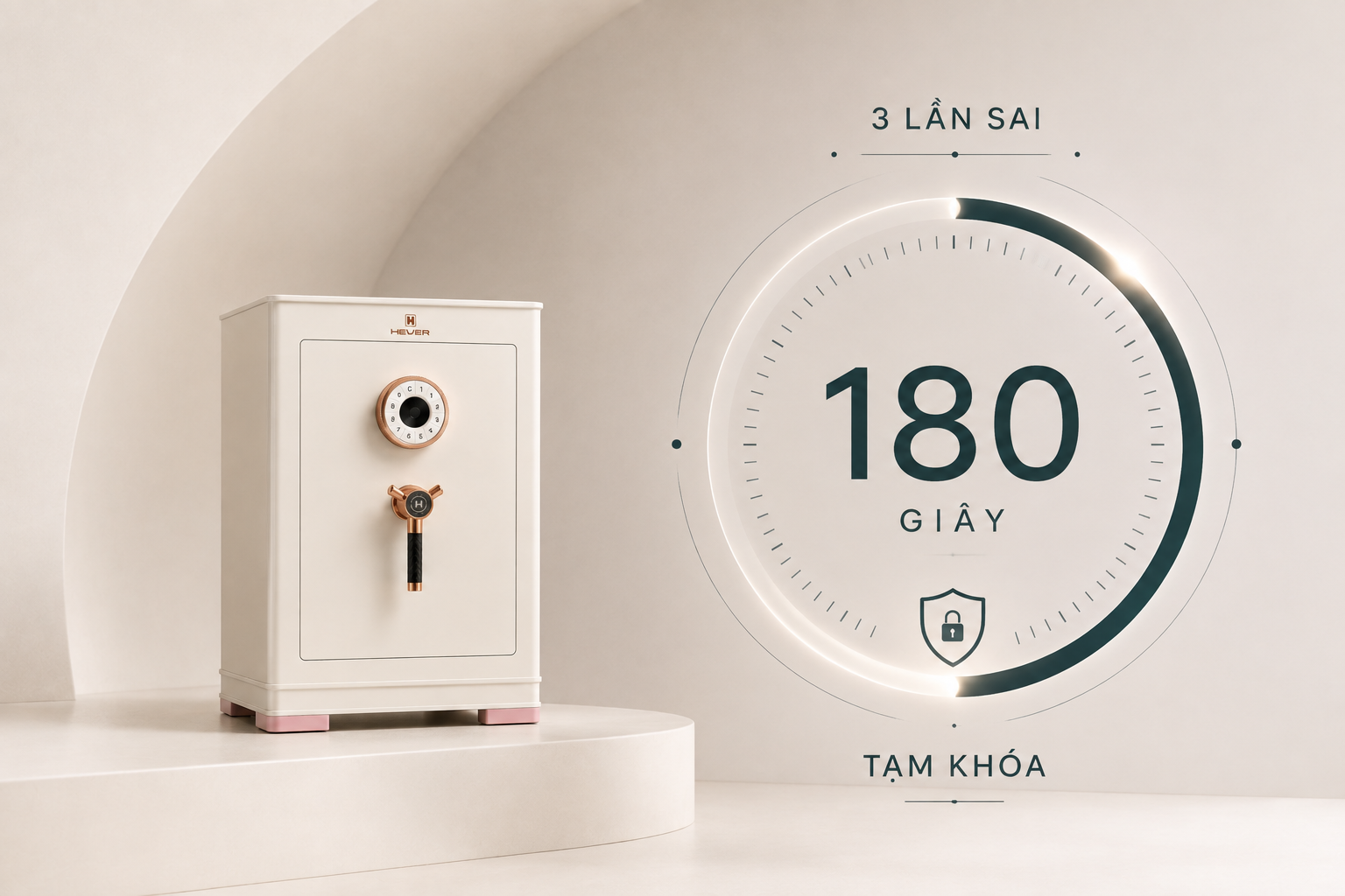 Khóa tạm 180 giây chống dò mã XC60