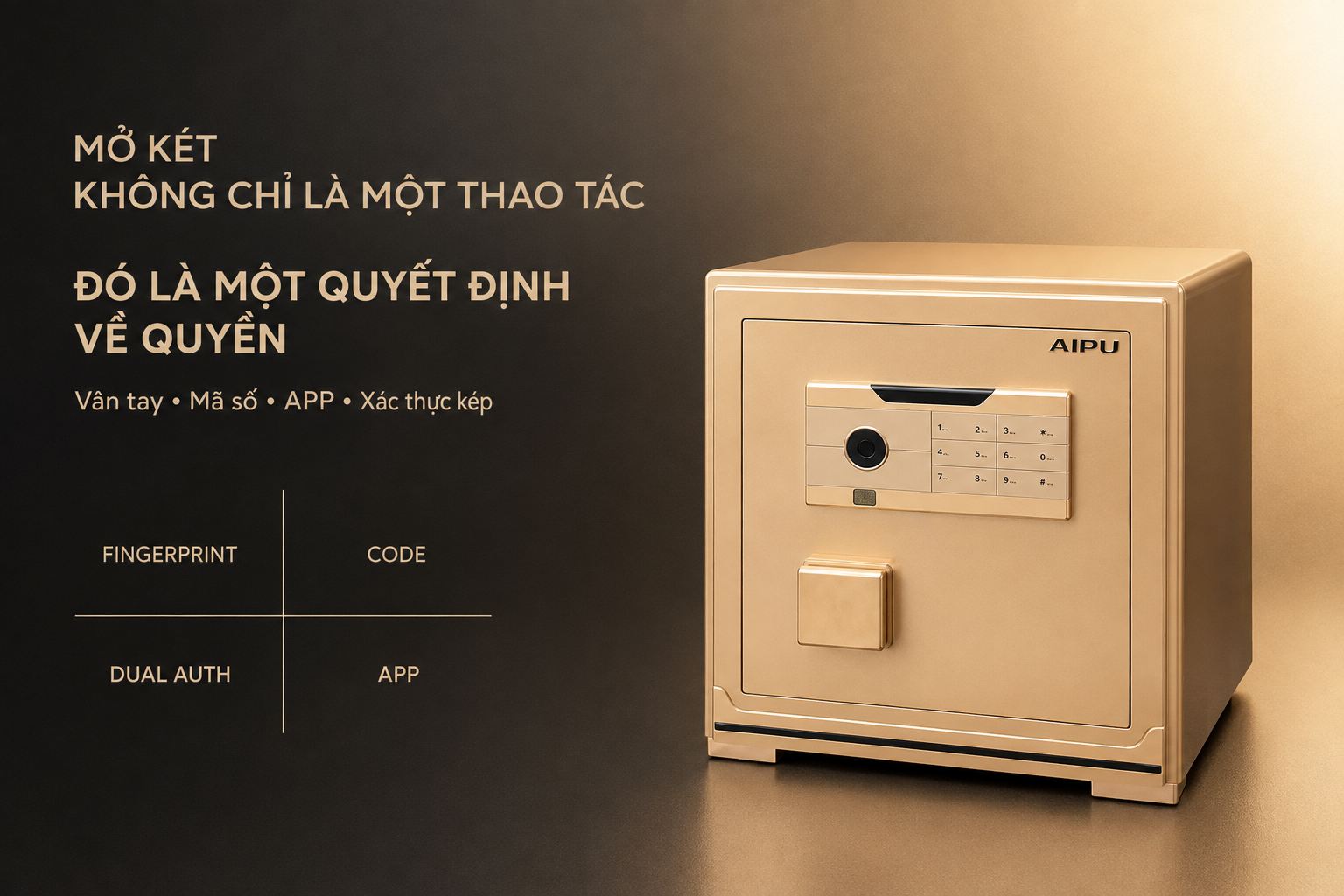 Nội thất két sắt AIPU ZR-45VI