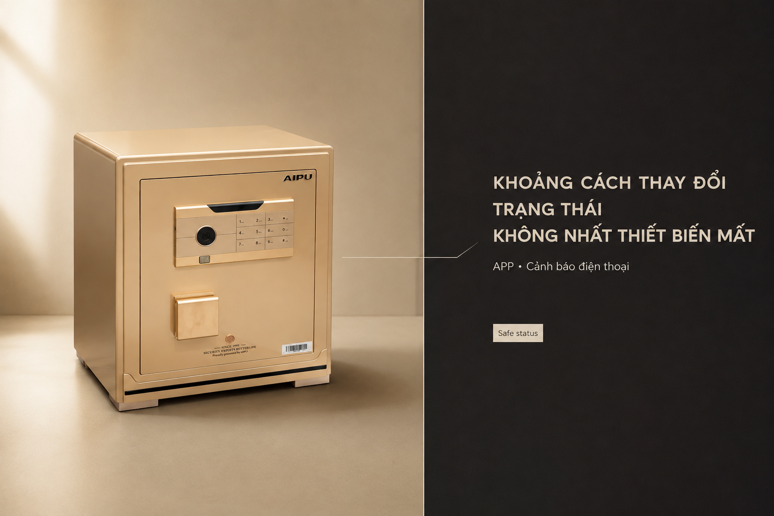 APP điện thoại két sắt AIPU ZR-60VI