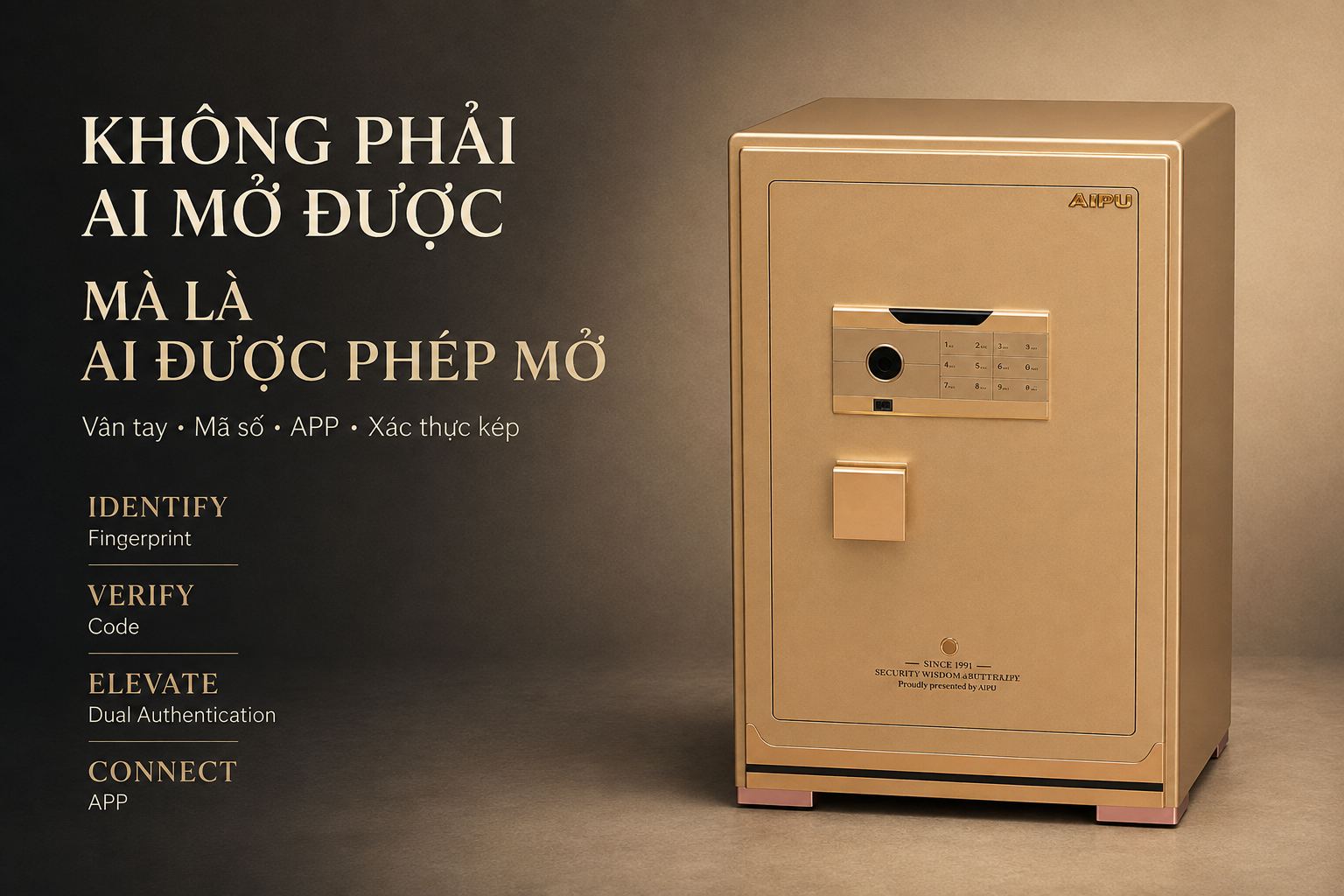 Hệ thống khóa vân tay mã số AIPU ZR-70VI