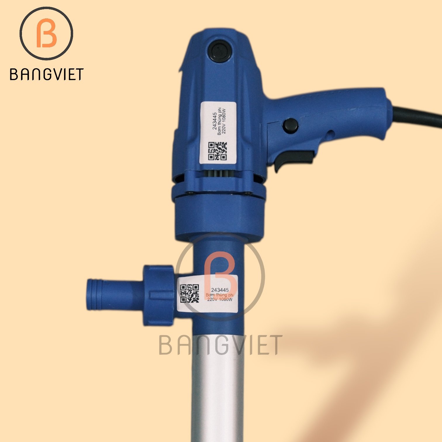 Bơm dầu Diesel chạy điện 12V 24V 220V 1080W YB011 từ thùng phi