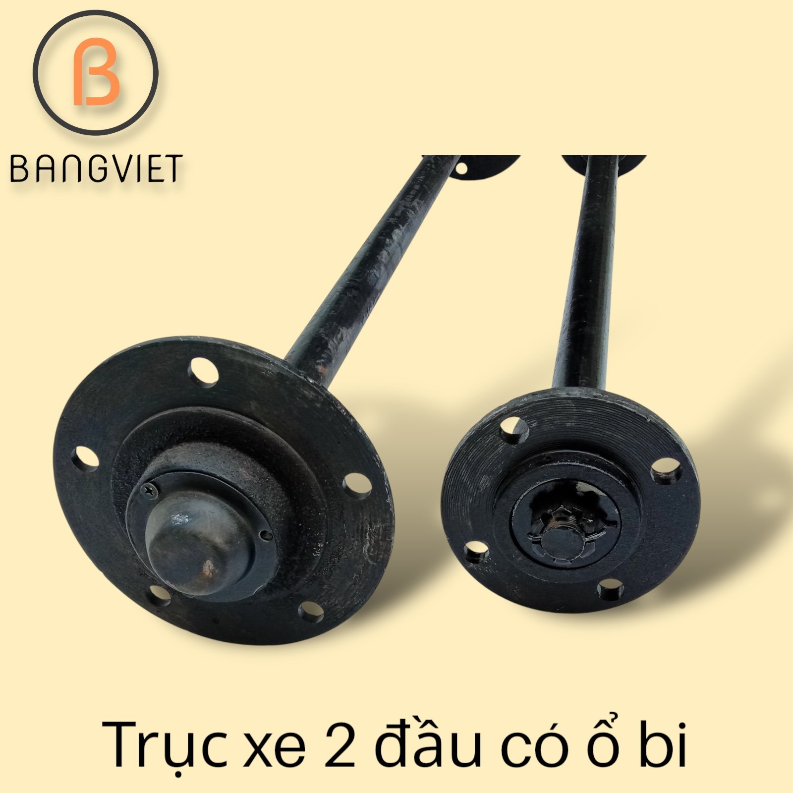 Trục xe 2 đầu có ổ bi