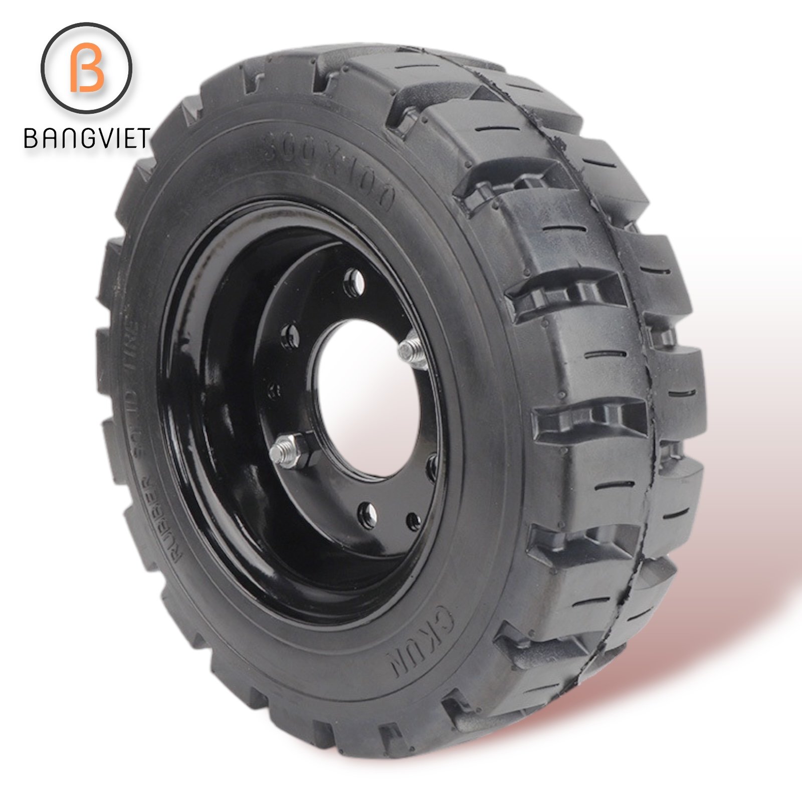 Bánh Xe Đặc 300x100-6 – Chịu Tải 500kg