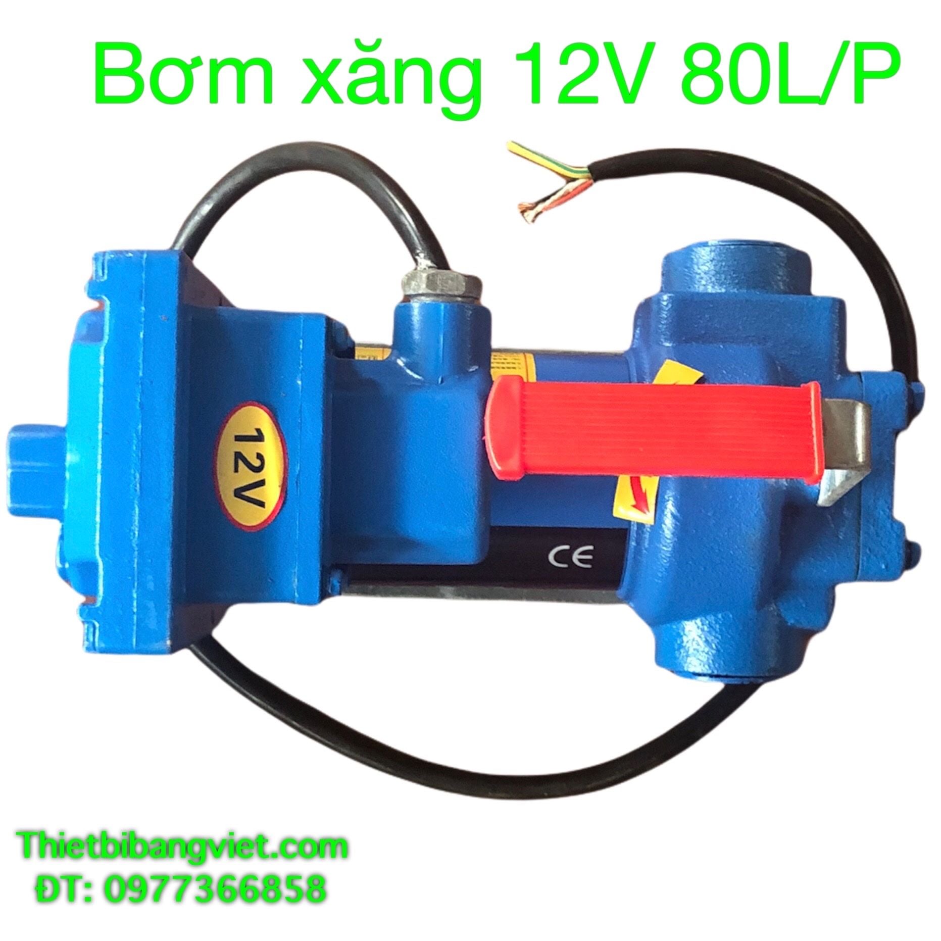 Bơm xăng dầu diesel chống cháy 12V 80L/P CH150