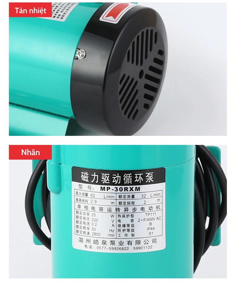 Bơm hoá chất chạy điện MP-6R/10R/15R/20R/30R/40R/55R/70R