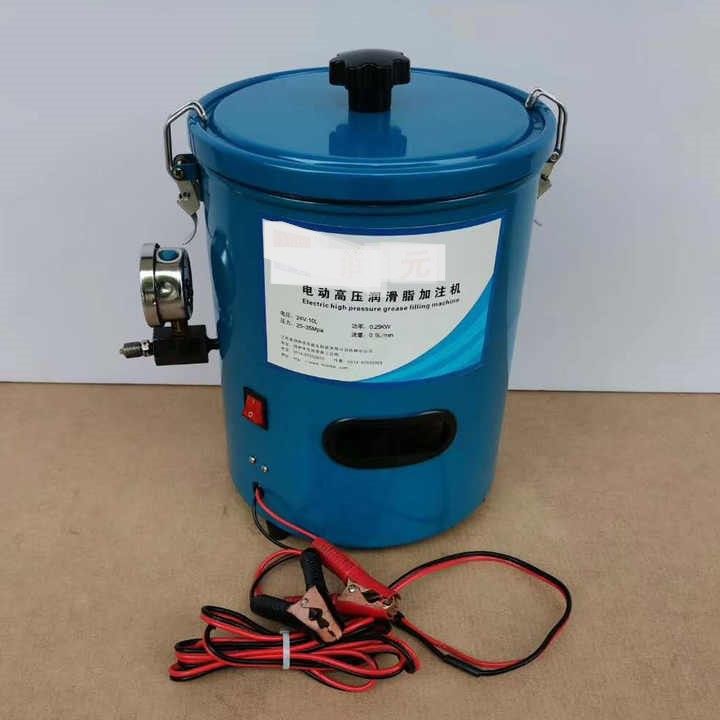 Máy bơm mỡ 24V/ Bơm mỡ chạy điện 10kg DC 12V 250W