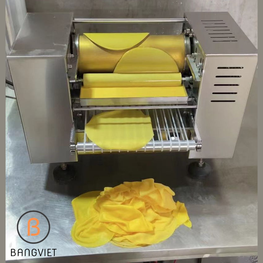 Máy làm vỏ bánh crep tự động năng suất cao, Máy làm bánh ngàn lớp tự động crepe