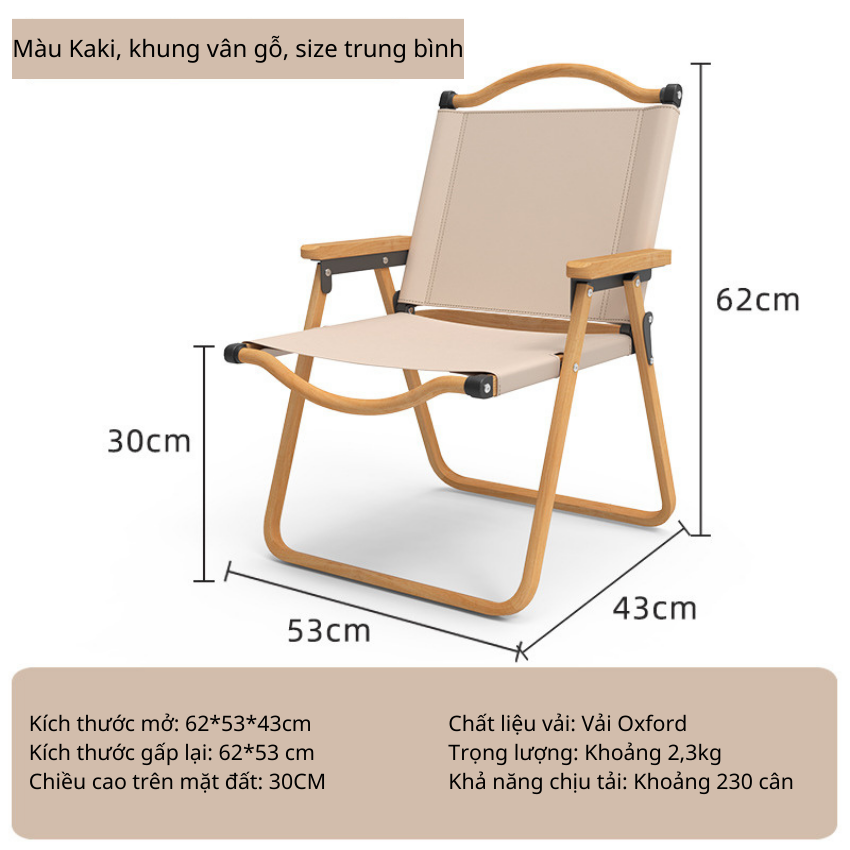 Ghế cắm trại nhỏ gọn chắc chắn/ Ghế gấp ngoài trời, Ghế gấp Kemite/ Ghế gấp cắm trại thư giãn/ Ghế gấp mang đi tiện lợi, ghế biển gập gọn