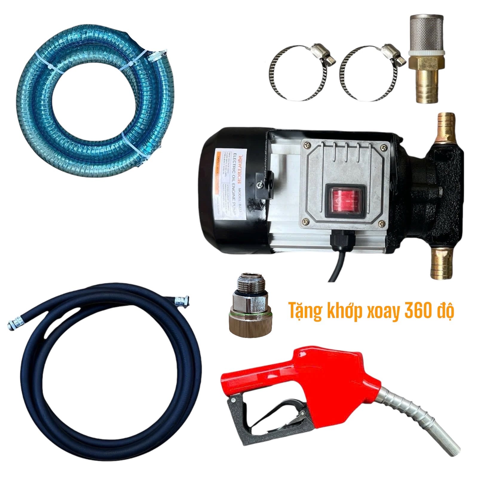 Bột KIT bơm dầu thủy lực và diesel 220V 40-60L/p CH8019KIT