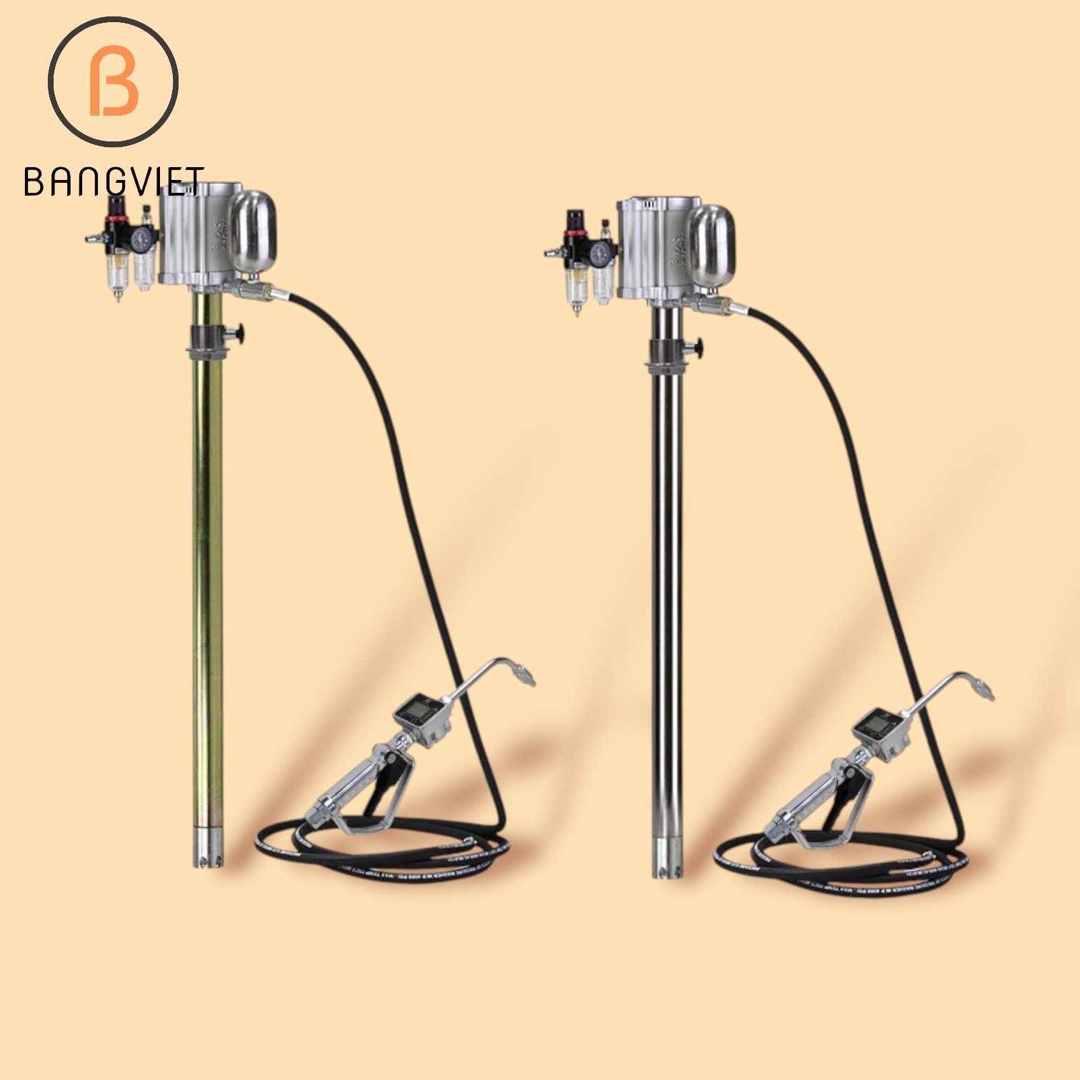 Máy bơm dầu nhớt, dầu thuỷ lực định lượng bằng khí nén