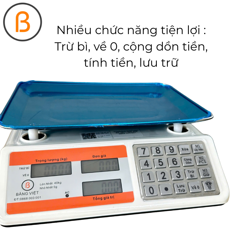 🔥 [HOT TIKTOK] Cân Điện Tử 40kg Đĩa Cong "Thần Thánh" - Chống Rơi, Pin Trâu, Tính Tiền Nhanh