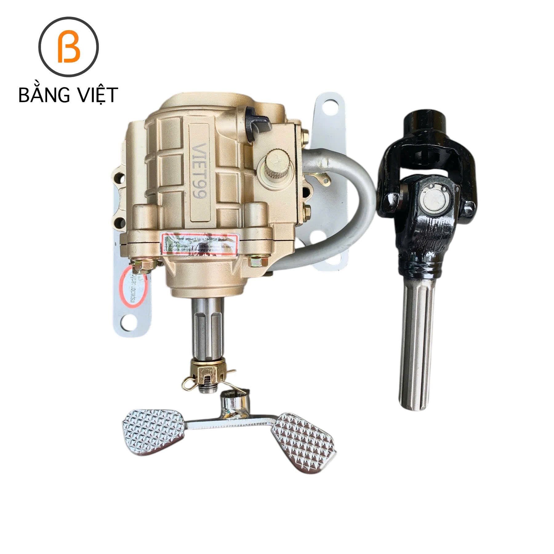 Bộ hộp số tiến lùi đảo chiều lắp vào động cơ xe máy