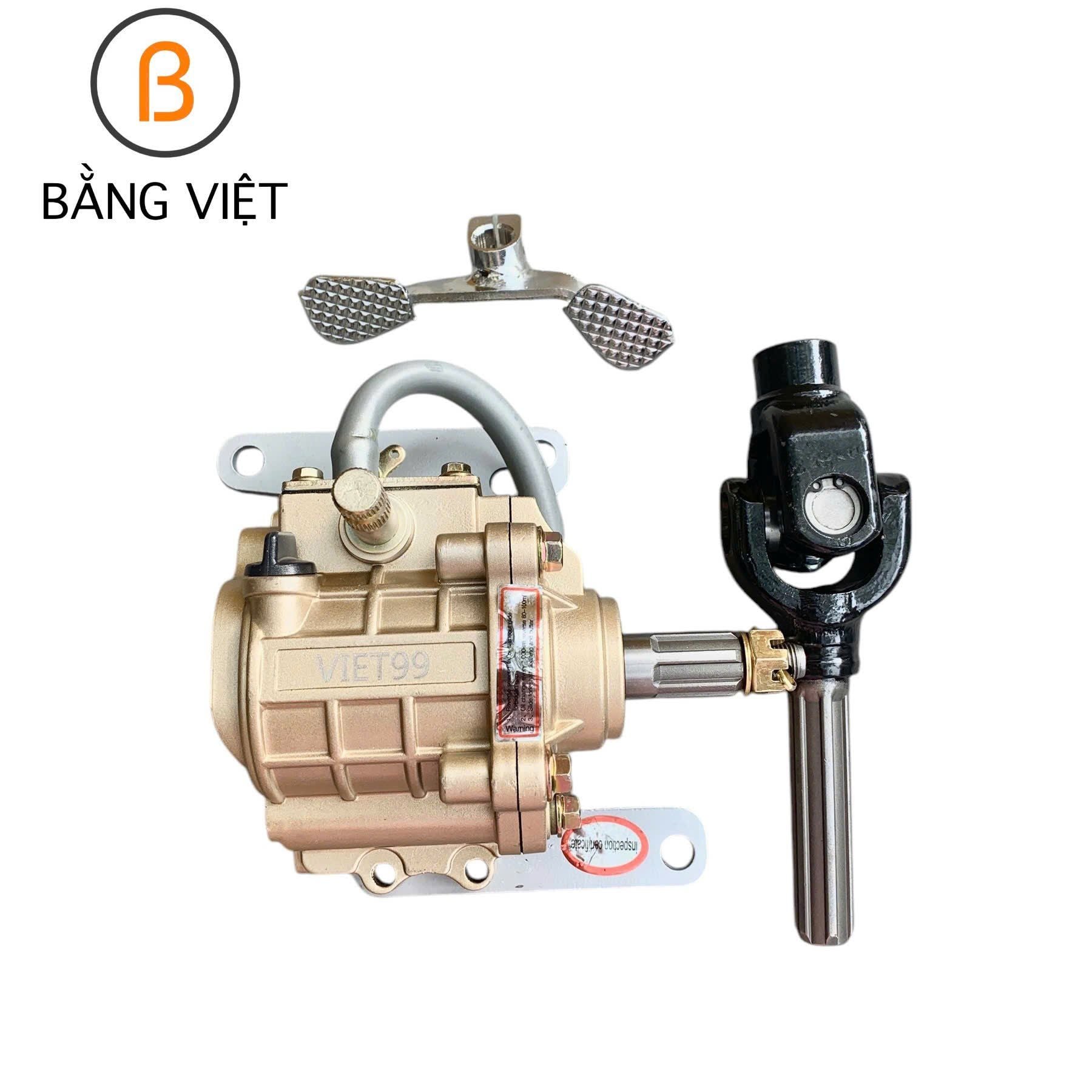 Bộ hộp số tiến lùi đảo chiều lắp vào động cơ xe máy