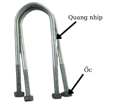Bộ quang nhíp và mặt bích (2 mặt bích, 4 quang nhíp)