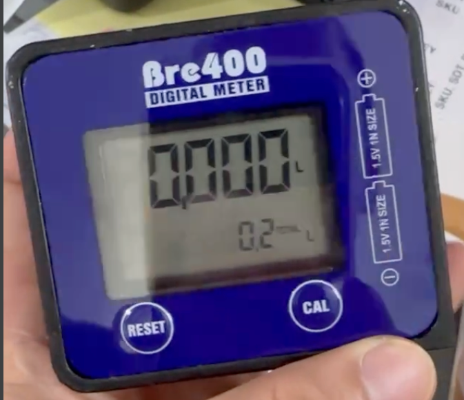 Đồng hồ đo dầu thủy lực bánh răng 1-30L/p Bre400