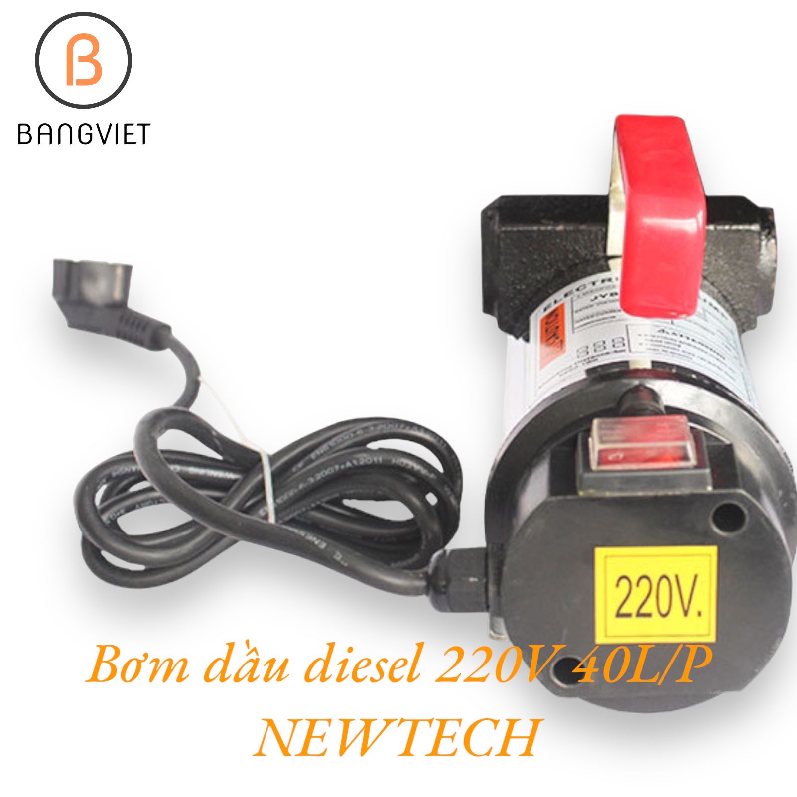 Bơm dầu Diesel, dầu hỏa chạy điện 220V CH8010A 40L/P