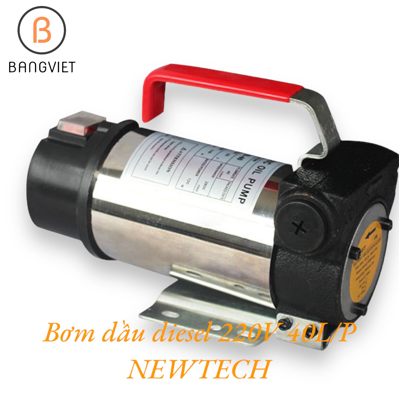 Bơm dầu Diesel, dầu hỏa chạy điện 220V CH8010A 40L/P