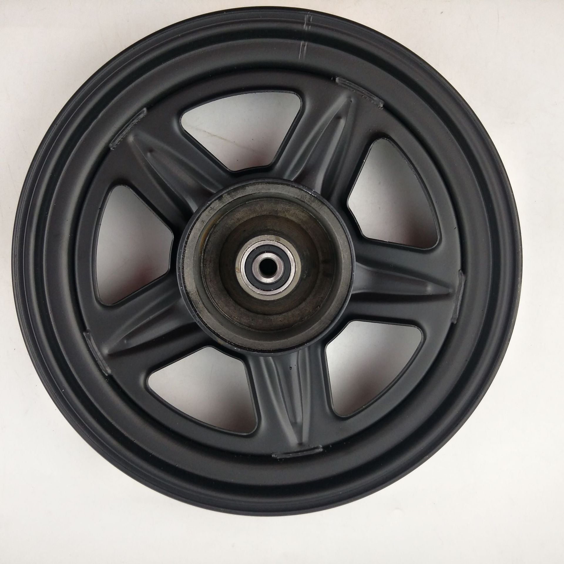 Bánh trước xe điện hút chân không lốp bánh xe sắt 14*2.5 trống nhỏ sắt