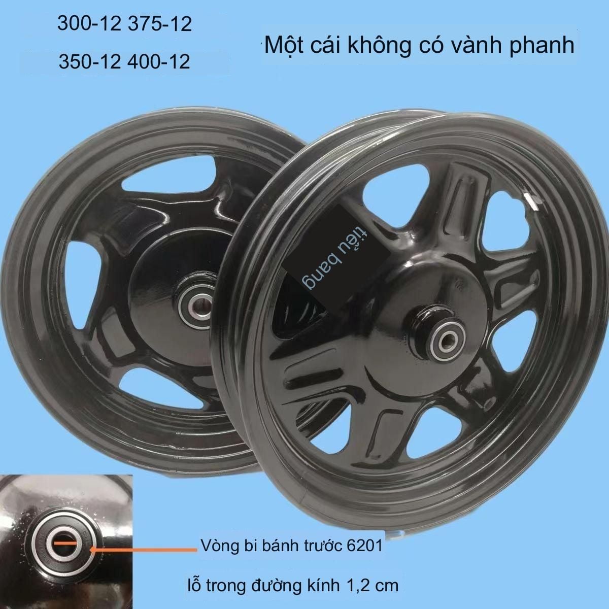 Phụ kiện xe điện bánh trước xe điện bằng sắt 30012