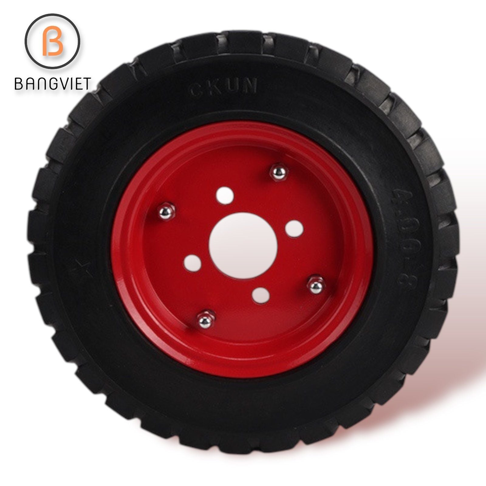 Bánh xe đặc 400-8 (lốp xe đặc)