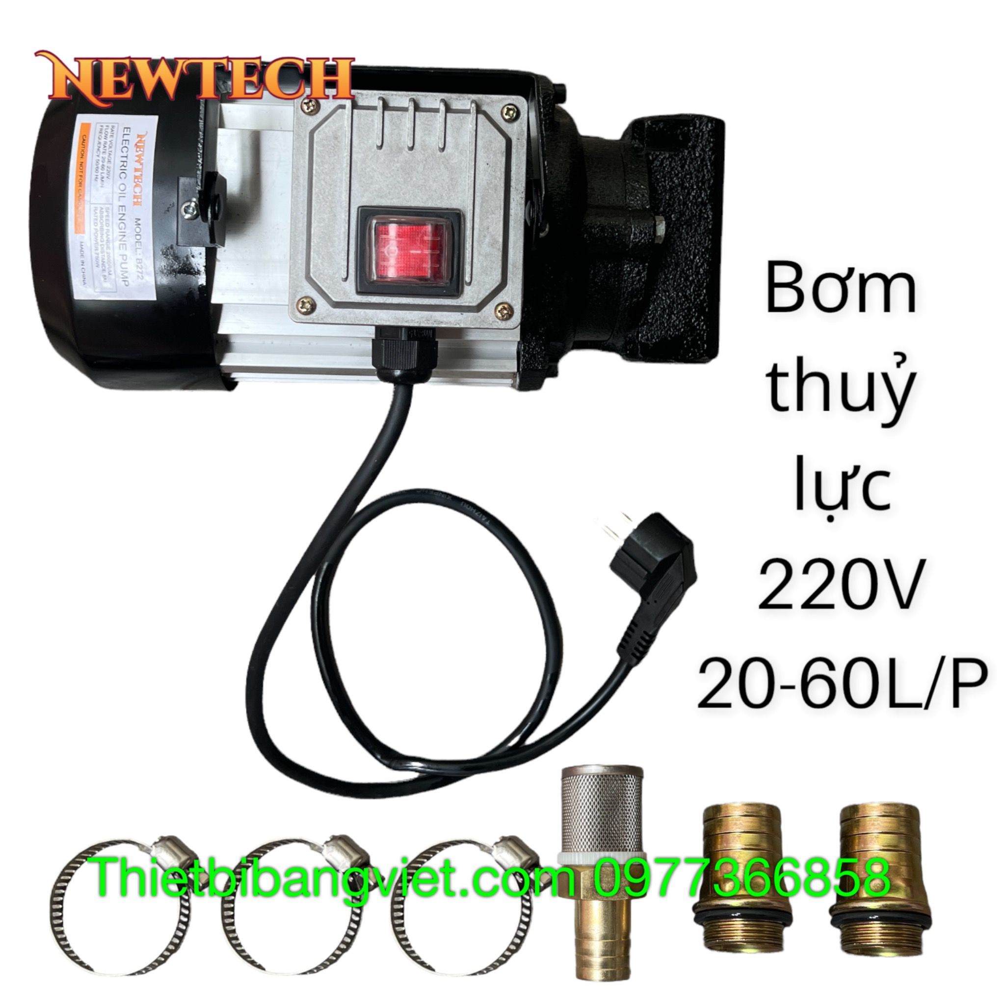 Bột KIT bơm dầu thủy lực và diesel 220V 40-60L/p CH8019KIT