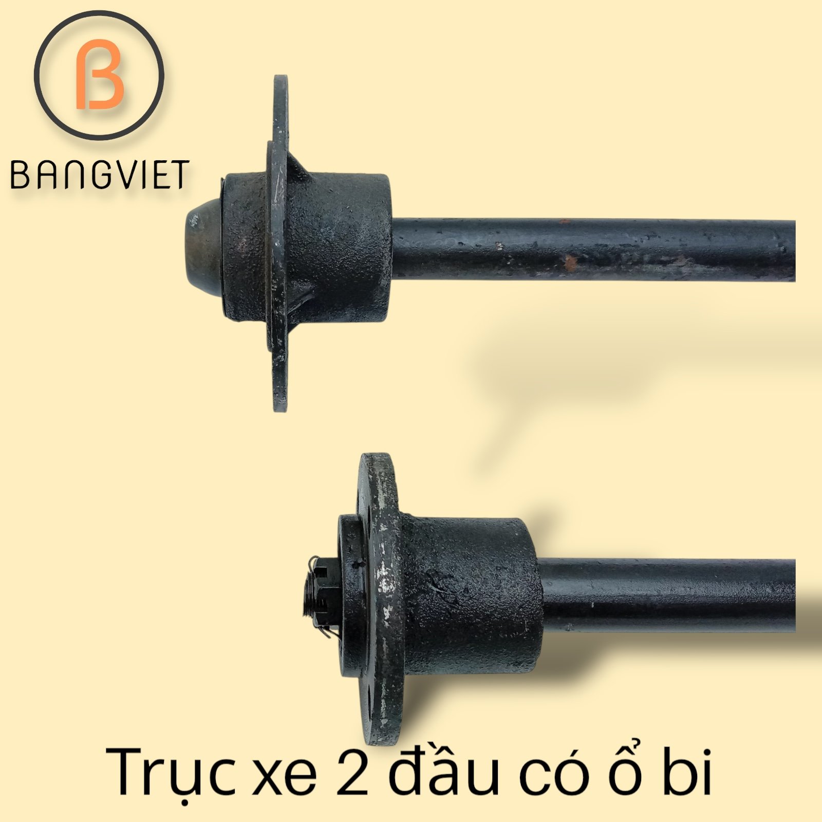 Trục xe 2 đầu có ổ bi