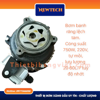 Bơm dầu thuỷ lực bánh răng CH8019 220V 750W 40LP, nhớt, nước rửa bát, diesel