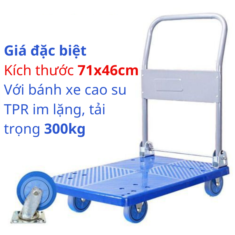 Xe đẩy hàng đa năng gấp gọn