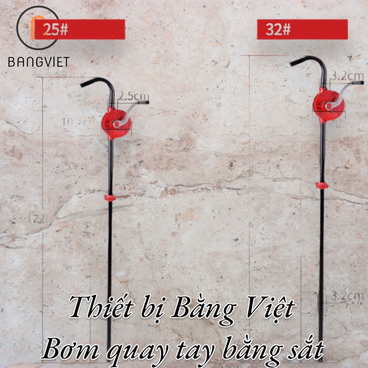 Bơm dầu quay tay bằng sắt Oriental RP-25 SB-25 sb25