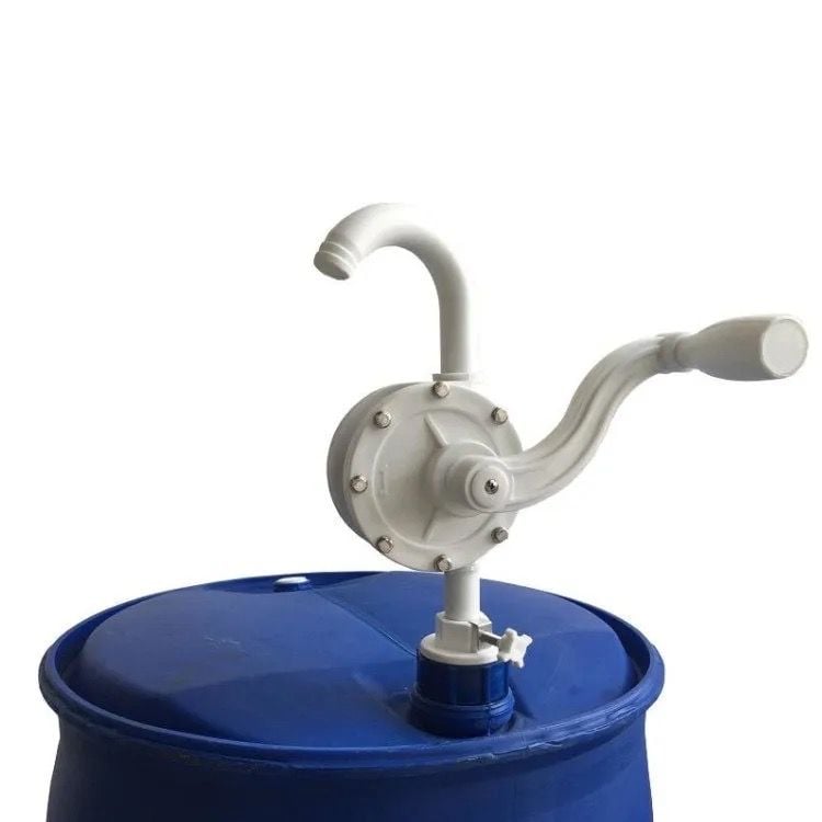 Bơm hóa chất quay tay bằng nhựa PP Four Leaf CH8016P