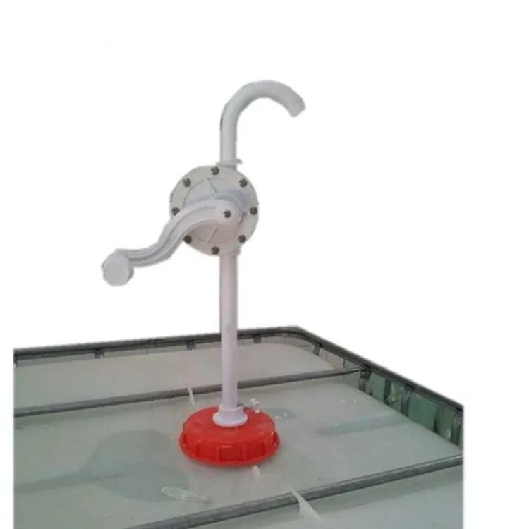 Bơm hóa chất quay tay bằng nhựa PP Four Leaf CH8016P