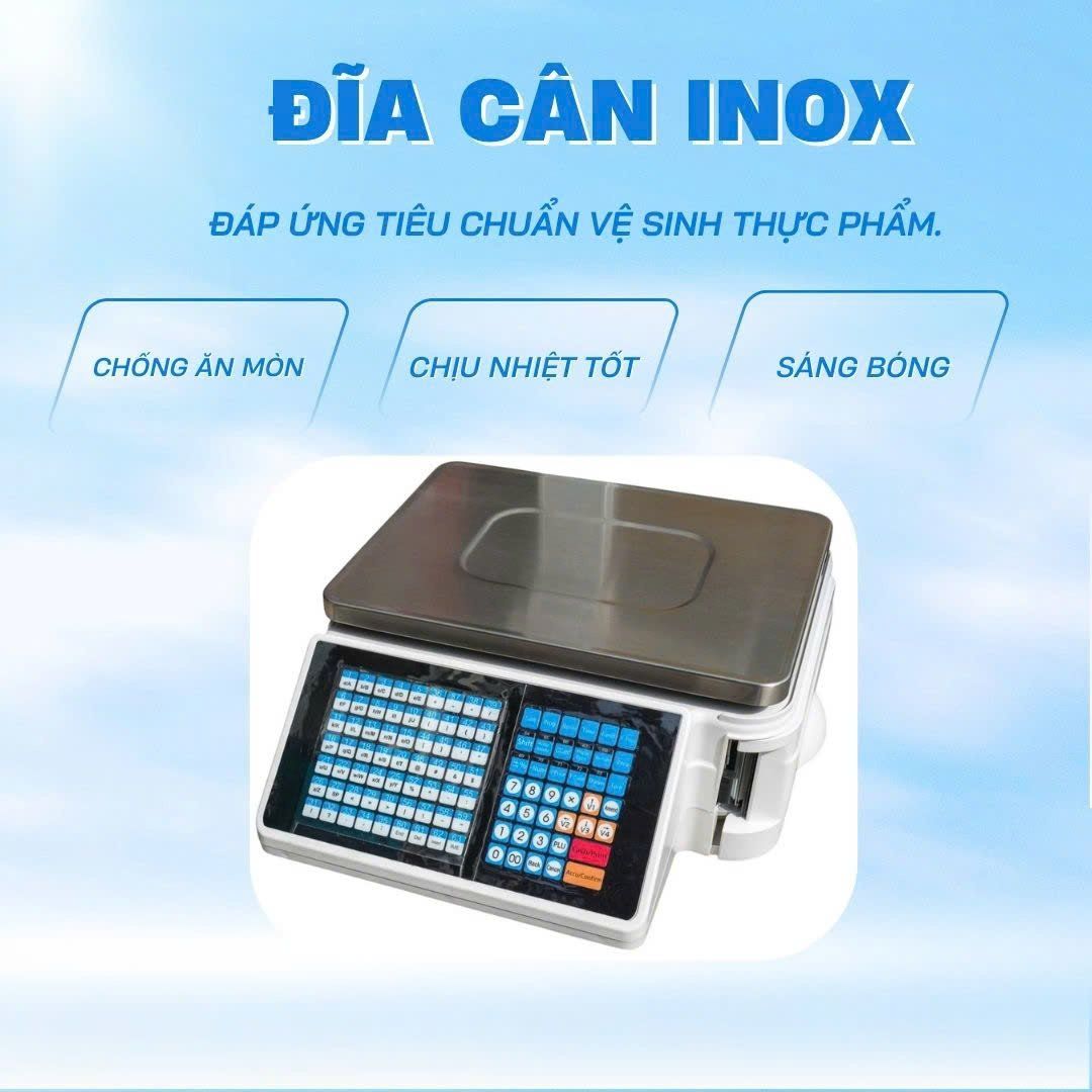 CÂN ĐIỆN TỬ IN TEM MÃ VẠCH TM-A 30KG - CÂN SIÊU THỊ CHÍNH HÃNG NEWTECH TMA