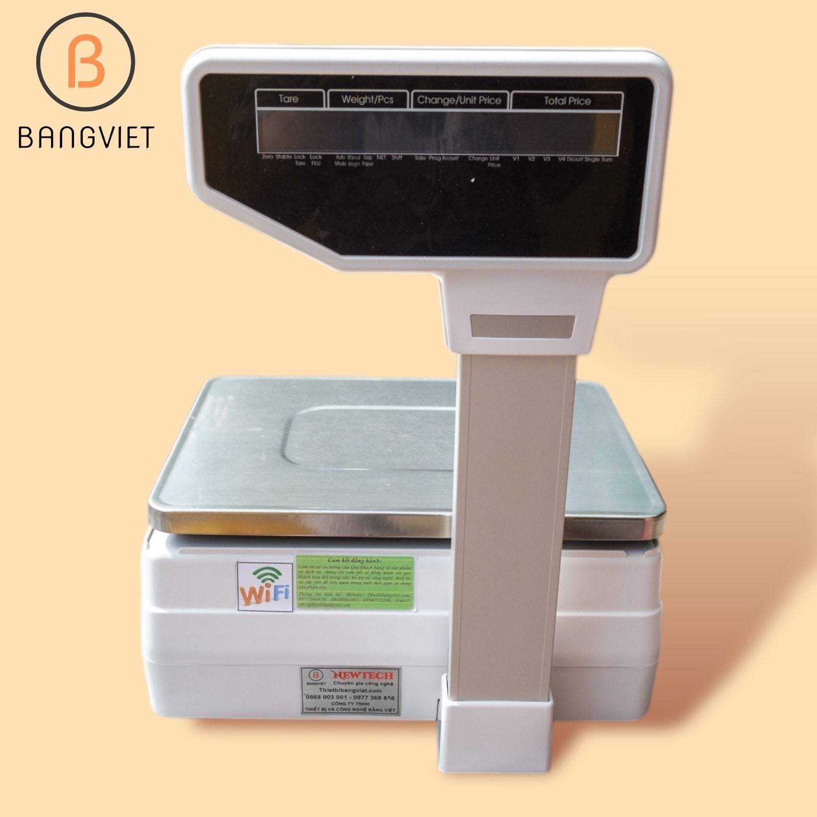 CÂN ĐIỆN TỬ IN TEM MÃ VẠCH TM-A 30KG - CÂN SIÊU THỊ CHÍNH HÃNG NEWTECH TMA