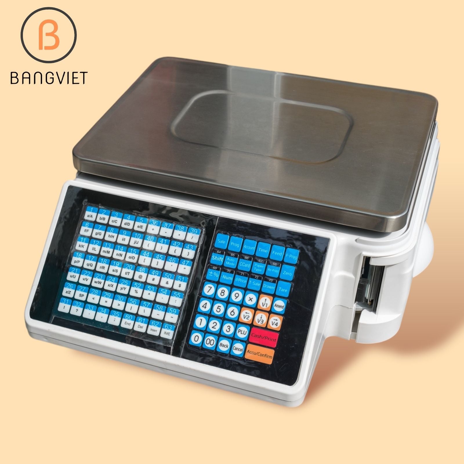 CÂN ĐIỆN TỬ IN TEM MÃ VẠCH TM-A 30KG - CÂN SIÊU THỊ CHÍNH HÃNG NEWTECH TMA