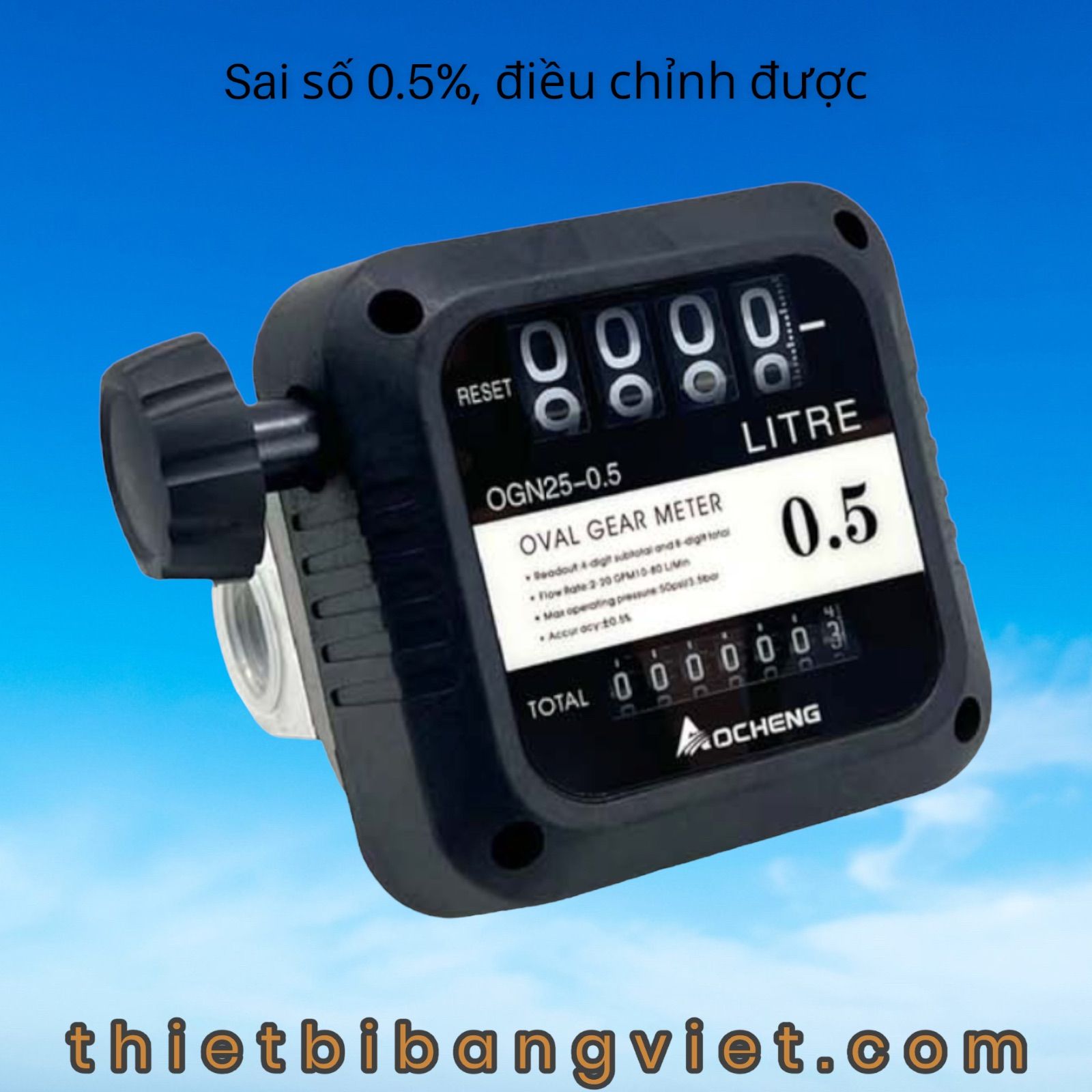 Đồng hồ đo dầu bánh răng OGM 25NT - Newtech